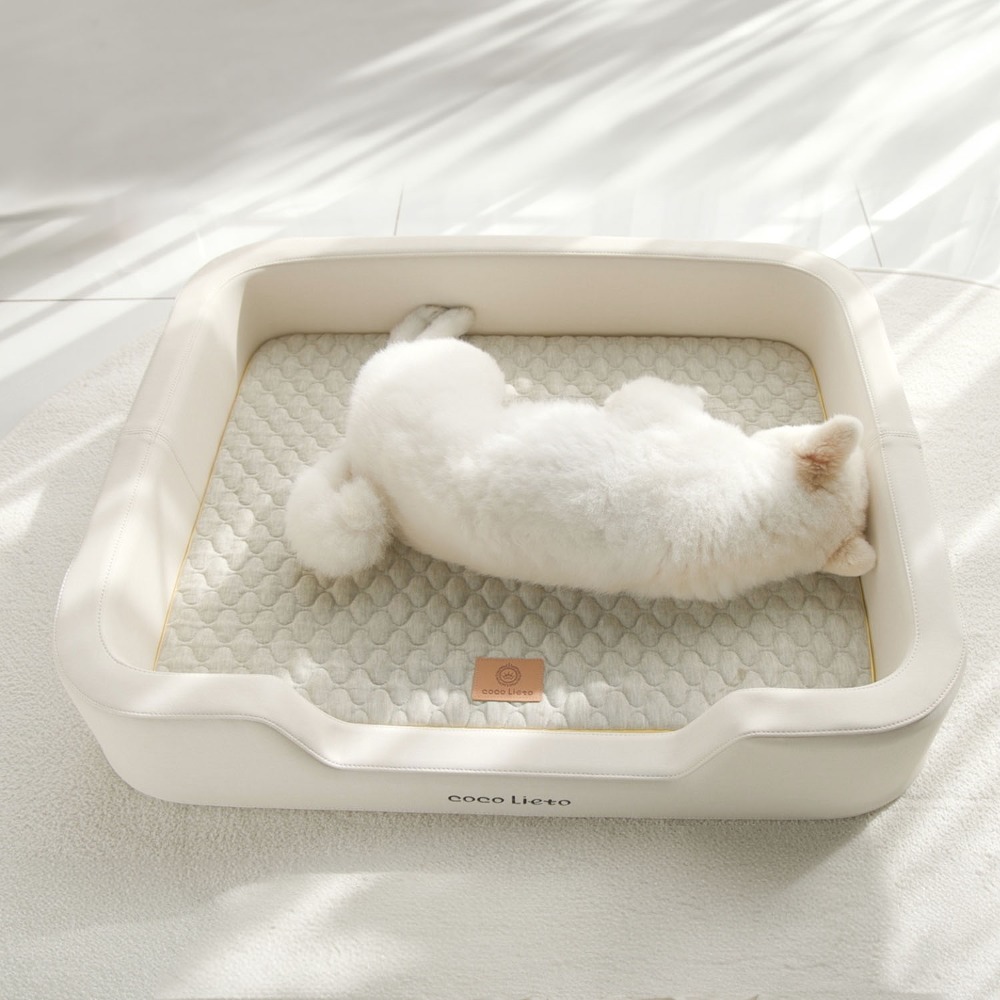 코코리에또 항균 고양이 강아지 침대 사각 방석