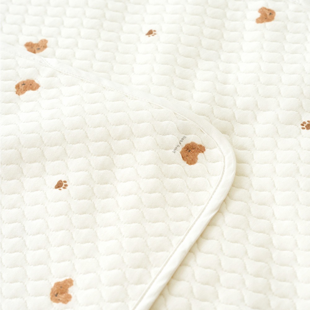코코 리에또 논슬립 밤부 방수요 대형 순한 대나무 아기 침대 방수패드
